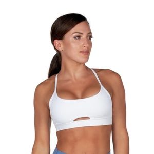 White Corio Active Sports Bra